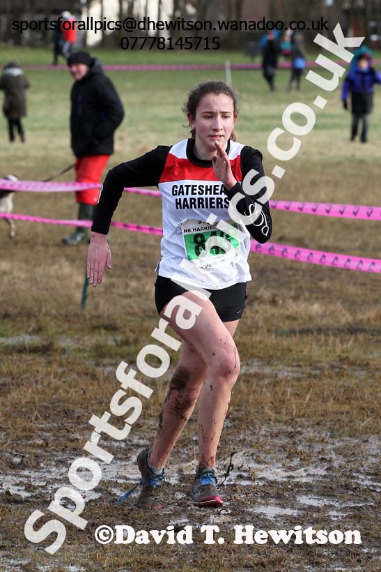 Girls under-15s NEHL, Jarrow. Photo: David T. Hewitson/Sports for All Pics